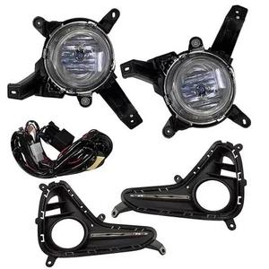 Fog Lamp Set for Hyundai I10 Grand (Right & Left Sides) Kit for 2016-2019 Models - Picture 1 of 1