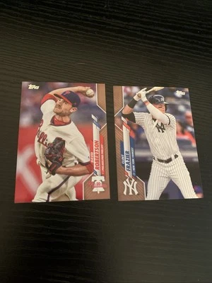 2020 Topps Gold #551 Clint Frazier Yankees, #675 David Robertson Phillies /2020 - Imagem 1 de 2