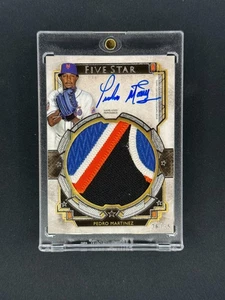 Pedro Martinez 2018 Topps Five Star Jumbo Game Used Prime Patch Auto /35 Mets - Picture 1 of 2