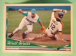 1994 Topps - Walt Weiss #256 - Florida Marlins - Imagen 1 de 2