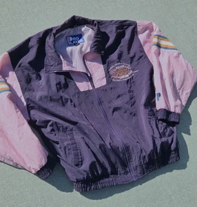 Vintage 90s Pro Player Super Bowl XXX Jacket Sz XL 1996 NFL Windbreaker Arizona - Picture 1 of 10