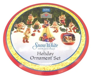 Jim Shore Holiday Traditions Disney Schneewittchen Sieben Zwerge Holiday Ornament Set - Bild 1 von 7