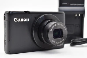 ⏯️[Excellent+5]  Canon Powers-hot S200 Black 10.1MP Digital Camera From Japan - Picture 1 of 15