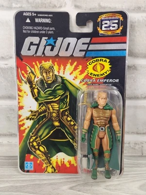 G.I. Figura de acción Joe 25 aniversario Cobra Emperor Serpentor 2007 lámina (#2) Foto 1 de 4