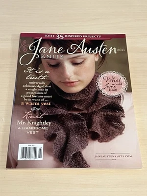 Jane Austin Knits 2011 Magazine 30+ Projects Hat Glove Sweater Purse Buttons - Image 1 of 4