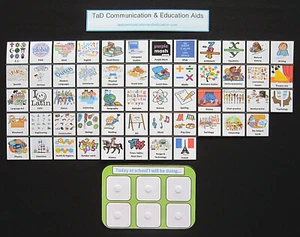 TODAY AT SCHOOL I WILL BE DOING CHART & CARDS - ADHD Autism SEN PECS Alzheimer  - Picture 1 of 17