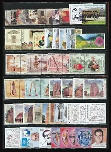 INDIA 2020 COMPLETE YEAR PACK OF 55 DIFFERENT COMMEMORATIVE STAMPS . MNH - Picture 1 of 1