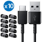 10 x cordon de câble Samsung USB Type C d'origine pour Galaxy S8 S9 S10 S10+ Note 9