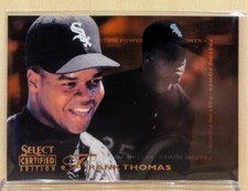 1996 Select CERTIFIED EDITION RED #135 Frank Thomas HOF RARE PARALLEL /1800