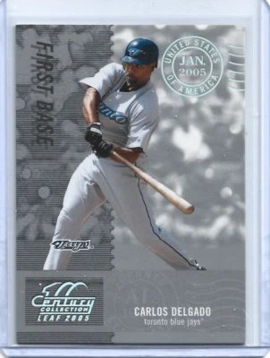 Carlos Delgado- Blue Jays-2005 Leaf Century Post Marks Silver #76 (85/100) - Image 1 of 2