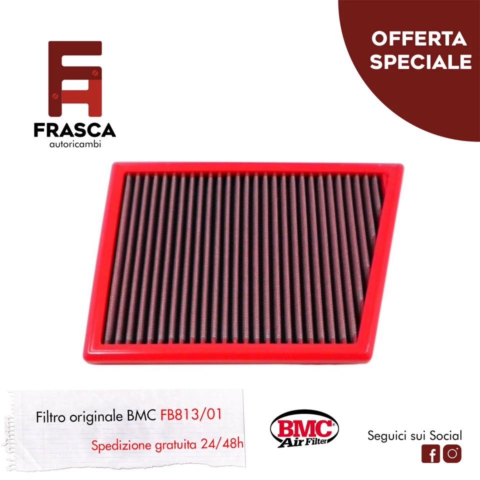 Filtro Aria Sportivo BMC Mini Clubman F54 One D 116 CV Cooper SD 190 CV - Imagen 1 de 3