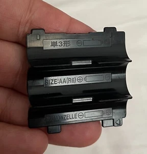 Icom IC-R3 R-3 IC-R20 R-20 ICR3 ICR20 AA battery insert/spacer (Icom genuine) - Photo 1/6