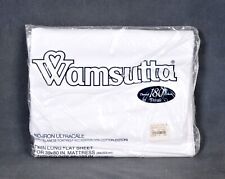 Vintage Wamsutta Ultracale 180 Thread Count Percale Twin Long Flat Sheet WHITE