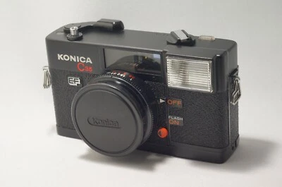 Konica C35 EF Black MF Rangefinder 38mm F2.8 for Repairs [1283758] - Image 1 of 4