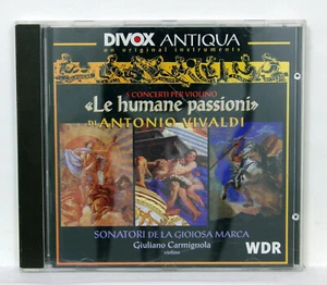 GIULIANO CARMIGNOLA - VIVALDI 5 violin concerti DIVOX CD NM - Picture 1 of 2