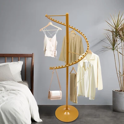 Moderno perchero giratorio 360° para lavandería y armario Foto 1 de 4