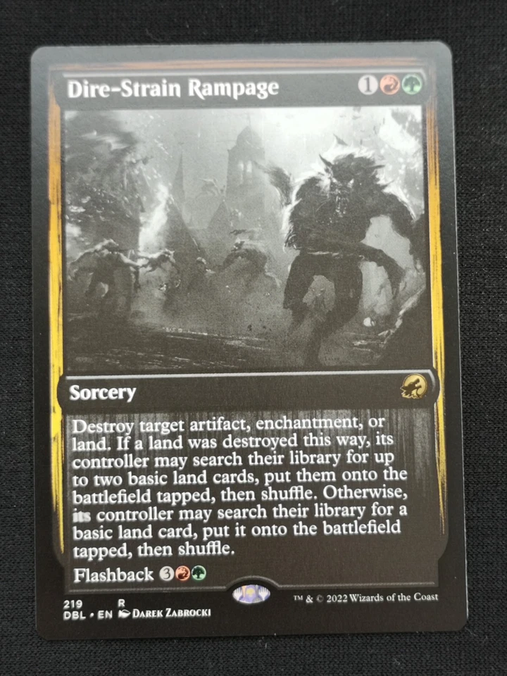 Dire-Strain Rampage - Innistrad: Double Feature - NM - EN - 219 - Image 1 of 1