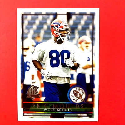 Eric Moulds 1996 Topps Rookie Card #423 NFL Buffalo Bills - Image 1 of 2