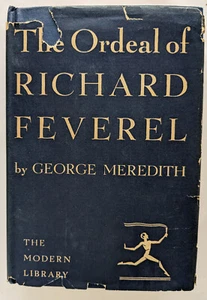 Modern Library Ordeal of RIchard Feverel #134 George Meredith HC DJ MARKED UP - Picture 1 of 9