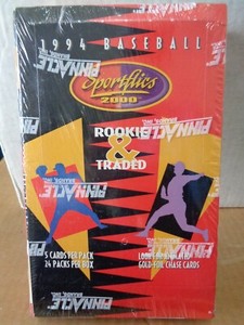 1994 PINNACLE BASEBALL - SPORTFLICS 2000 ROOKIE & TRADED BOX (24) PACKS ! LQQK !
