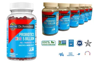 Garden Of Life Dr Formulated Kids Probiotics 5 Billion Strawberry 60 Gum BB:1/26 - Picture 1 of 11