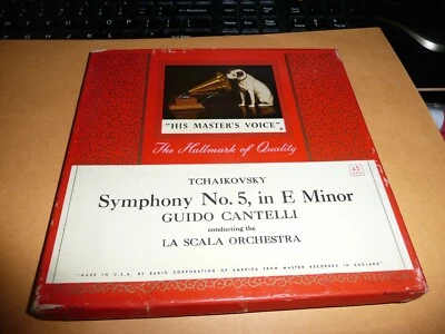 record 45 rare Symphony No.5  Guido Cantelli RCA Victor HMV NM- box set - Image 1 of 4