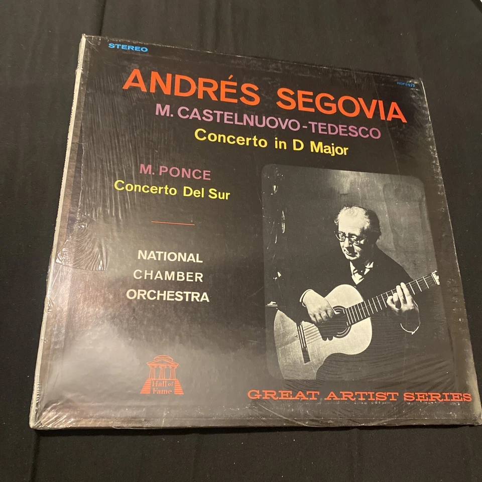 ANDRES SEGOVIA: concerto in d major / concerto del sur HALL OF FAME 12" LP - Image 1 of 4