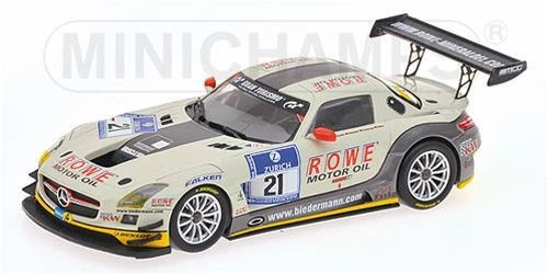 Mercedes Benz SLS AMG Gt3 Bullitt Nurburgring 2012 1 43 Minichamps 437123221 R