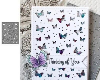 Schmetterling Metall Embossing Stencil Cutting Dies Scrapbooking Stanzschablone - Bild 1 von 4