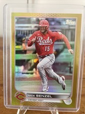 2022 Topps Update Nick Senzel Gold Foil #US124 Cincinnati Reds