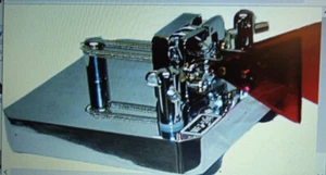 mfj-564 paddle, iambic dual paddle chrome - Imagen 1 de 1