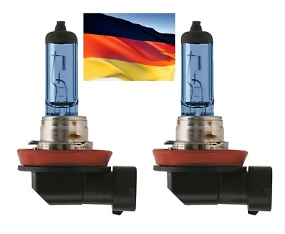 Flosser MegaBlue H11 55W Stock Two Bulbs Fog Light Replacement Upgrade Lamp EO - Image 1 of 4