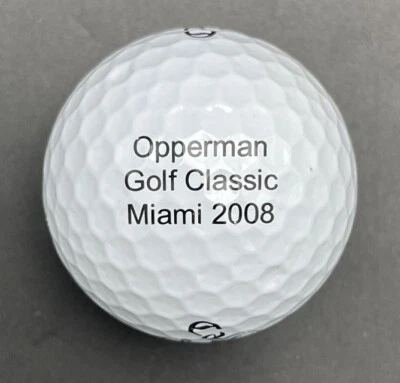Opperman Golf Classic Miami 2008 Logo Golf Ball (1) Callaway HX Tour Pre-Owned - Image 1 of 4