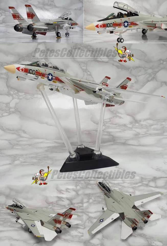 Calibre Wings CA721402 F-14A Tomcat USN VF-1 USS Enterprise Vietnam 1975, 1:72nd Foto 1 de 1