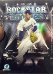 2025 Bowman Rockstar Rookies#RR-20 Roki Sasaki - Picture 1 of 2