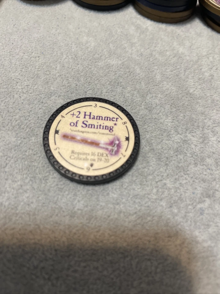 True Dungeon +2 Hammer of Smiting ONYX - Image 1 of 1