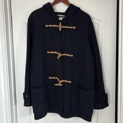 Chaqueta con Capucha Vintage Denim & Supply Ralph Lauren Azul Lana Toggle Para Mujer Grande Foto 1 de 4