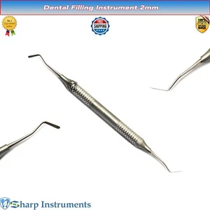 Amalgam Plastic Filling Double Ended Dental Instrument PFI 2 Restorative Plugger - Foto 1 di 6