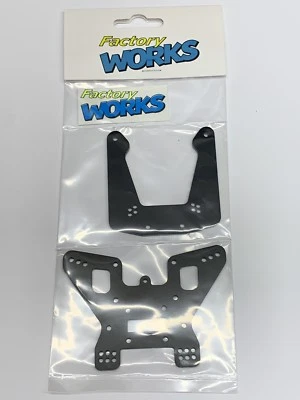 Factory Works Kyosho TM-25 TM-26 Triumph Shock Tower Set  Vtg Replacement - Image 1 of 3