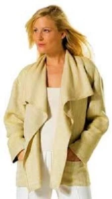 Waterfall Coat Batwing Loose Box Jacket Burda 7935 Sewing Pattern - Image 1 of 3