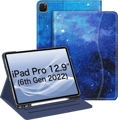 Folio Case for iPad Pro 12.9" 6th Gen 2022/5th 2021/4th 2020 Smart Stand Cover - Image 1 of 4