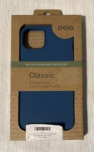 Pela Case Eco-Friendly 100% Compostable MagSafe Case For iPhone 15/14 Plus, Blue - Picture 1 of 1