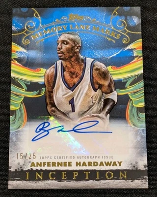 2024-25 Topps Inception Anfernee Hardaway  AUTO 15 /25 Memory Lane Marks Signed - Image 1 of 4