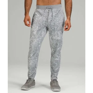NUEVO Pantalón Lululemon Textured Tech PARA HOMBRES XL Denim Lavado Blanco Rinoceronte Gris Jogger Nuevo sin Etiquetas - Imagen 1 de 11