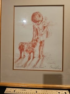 Kunst Mon Ami von Connie King handsigniert - Bild 1 von 13