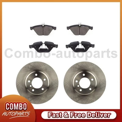 Rotores de disco delanteros pastillas de freno de cerámica para BMW 535i BMW 545i BMW 550i BMW 645Ci Foto 1 de 4
