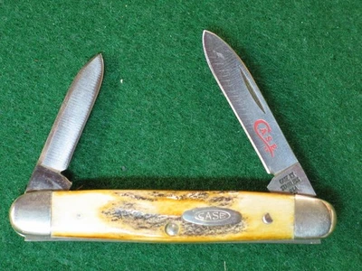 Case XX Stainless USA 2 dot 5279SSP Red Letters Pen in Stag-1978 - Image 1 of 4