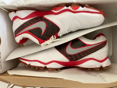 Zapatos de golf Nike Rory McIlroy Lunar Control II 10,5 M blancos/rojos/negros Foto 1 de 4