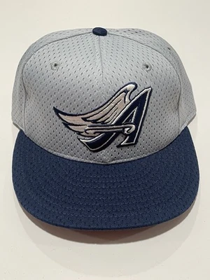 Vintage New Era Anaheim Angels Fitted Cap Hat 7 1/8 5950 Diamond Collection - Image 1 of 4