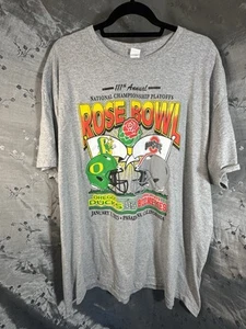 Rare 2025 Rose Bowl Matchup Shirt Ohio St Oregon With Team Rosters On Back XXL - Picture 1 of 6
